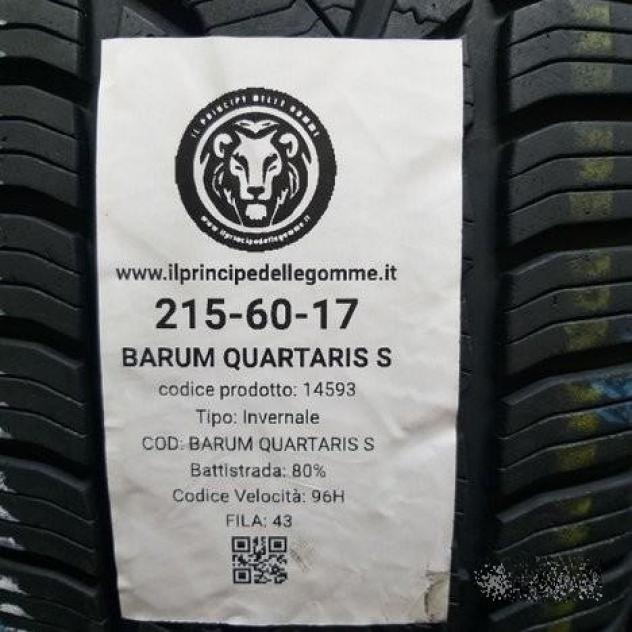 2 gomme 215 60 17 barum a14593 - Foto 2