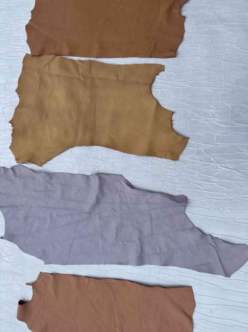 20 Scampoli pelle nappa colori vari per Hobby creativi - Foto 9