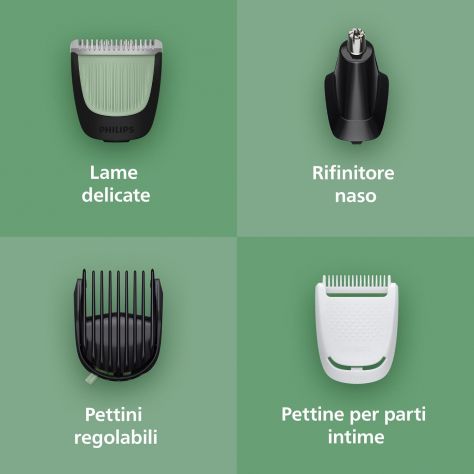 Rifinitore Philips serie 3000 All-in-one 7 in 1 Rifinitore barba/capelli - Foto 2
