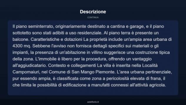 Immobile in asta di 222 m² in vendita a San Mango Piemonte - Foto 18