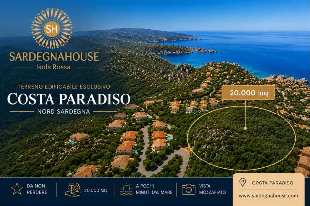 Terreno edificabile vista mare - Terreno edificabile vista mare in vendita a Costa Paradiso