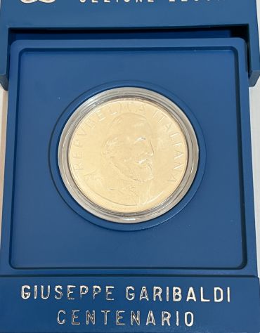 REPUBBLICA ITALIANA 500 Lire Argento 1982 FDC - Centenario Giuseppe Garibaldi - Foto 4