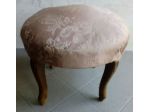 Pouf Sgabello Rotondo Basso in stile vintage