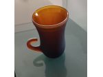 8 BICCHIERI MOKA GALA CAFFE' VETRO AMBRATO