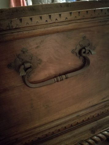 Cassapanca noce XVIII secolo - Foto 4