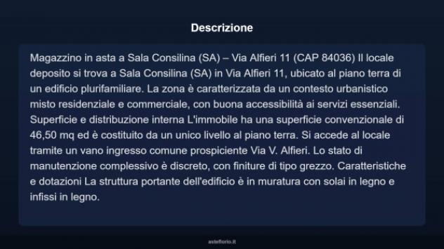 Immobile in asta di 46 m² in vendita a Sala Consilina - Foto 5