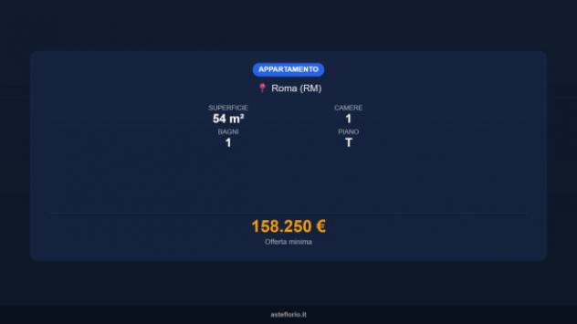 Immobile in asta di 54 m², box auto in vendita a Roma - Foto 16