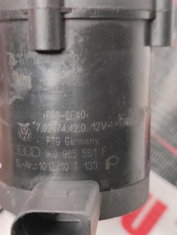POMPA ACQUA AUSILIARIA VOLKSWAGEN Scirocco Serie (137) 1K0965561F benzina 1390 (0814) - Foto 2