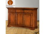 Mobili Classici Trieste Credenza Legno 3 Porte 3 Cassetti Arte Povera cod 11520