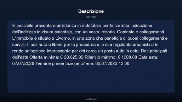 Immobile in asta di 18 m² in vendita a Livorno - Foto 4