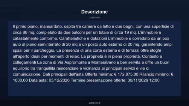 Immobile in asta di 245 m² con più di 5 locali e box auto in vendita a Montesilvano - Foto 7