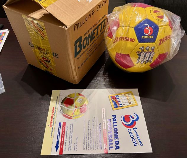 Pallone calcio Zafferano 3 Cuochi Bonetti
