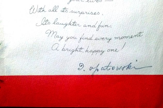 Autografo di Izaak Opatowski - Foto 3