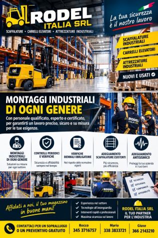 Scaffalatura industriale usata