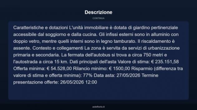 Immobile in asta di 203 m² con più di 5 locali e box auto in vendita a Capriata d'Orba - Foto 16