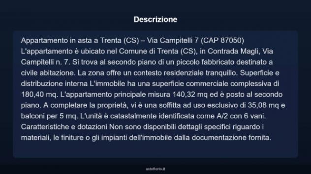 Immobile in asta di 180 m² in vendita a Lappano - Foto 7
