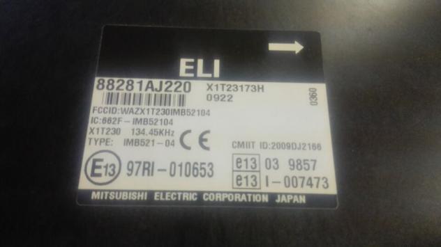Centralina / Modulo 88281AJ220 Subaru Legacy OUTBACK AWD 2011 - Foto 2
