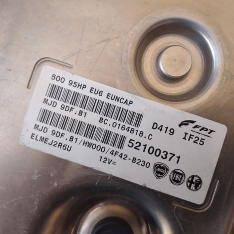 Centralina Fiat 500 95hp 52100371 MJD 9DF.B1 FTP Magneti Marelli - Foto 5