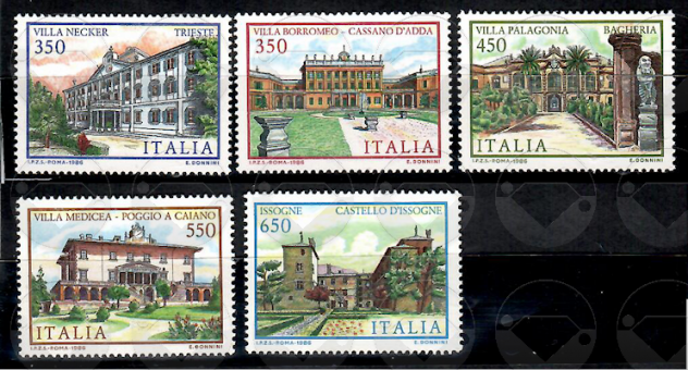 ITALIA francobolli serie: VILLE 1980-1986 - Foto 3
