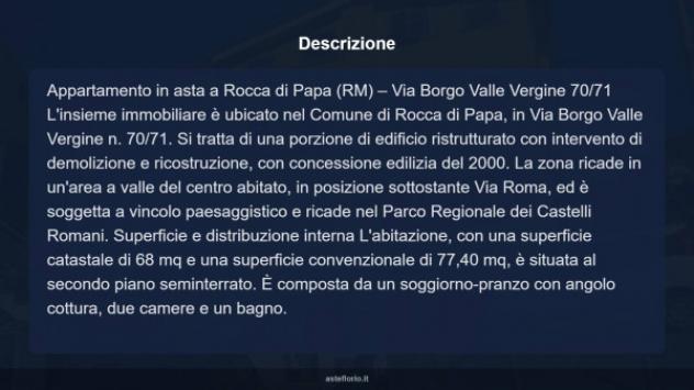 Immobile in asta di 68 m², box auto in vendita a Rocca di Papa - Foto 10