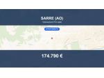 Immobile in asta di 117 m², box auto in vendita a Sarre