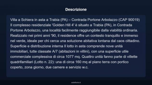 Immobile in asta di 1077 m² con più di 5 locali in vendita a Trabia - Foto 3