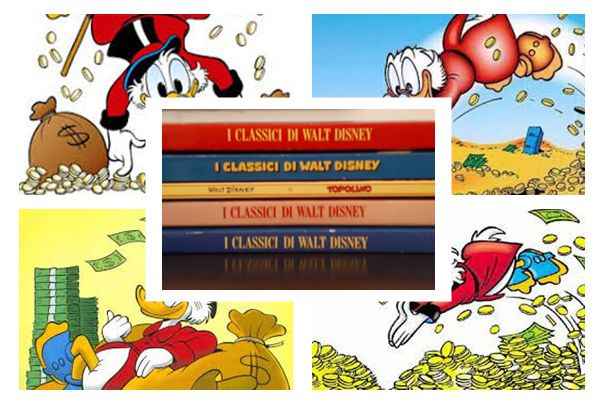 I classici di Walt Disney lotto di 4 numeri 86, 89, 93, 128.