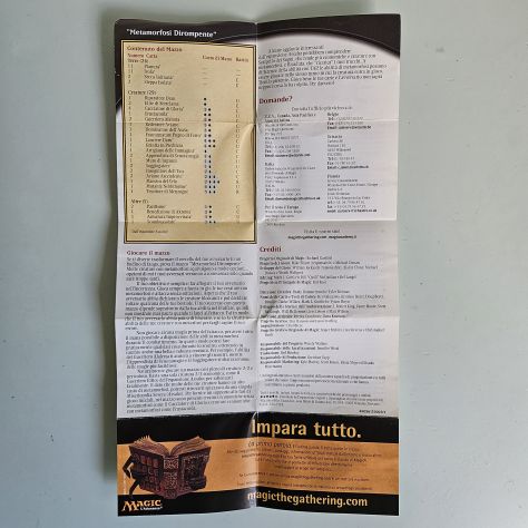 Carte di Magic, L'Adunanza - Legioni - Mazzo "Metamorfosi Dirompente" - TRACCIAT - Foto 2