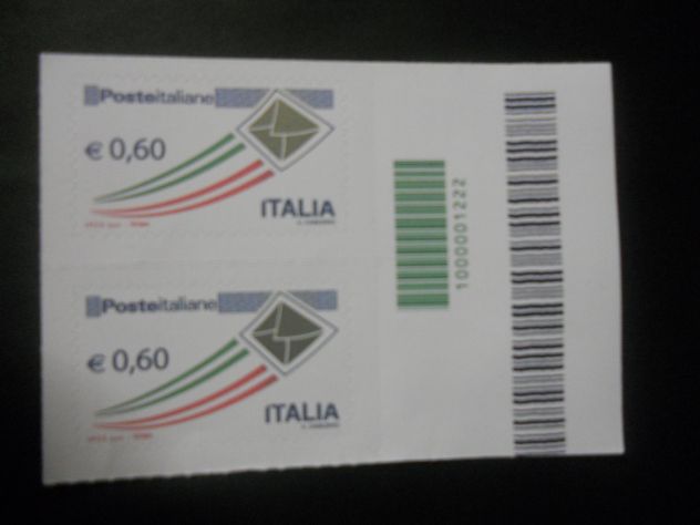 Posta ordinaria 2009 Busta Oro con Codice a barre - Foto 2