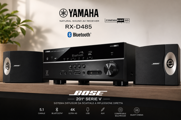 Sistema HI-FI Yamaha+Bose