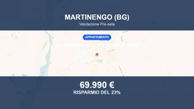 Immobile in asta di 104 m², box auto in vendita a Martinengo