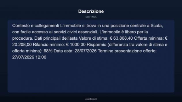 Immobile in asta di 194 m² con più di 5 locali in vendita a Scafa - Foto 12