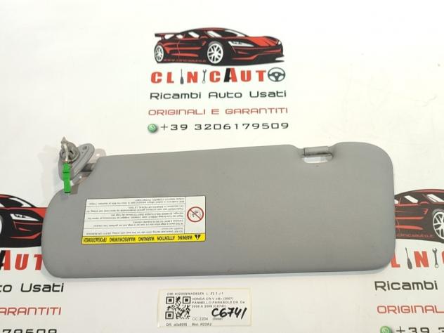 PARASOLE ALETTA LATO PASSEGGERO HONDA CR-V 4° Serie 83230SWAE82ZA N22A2 (0712) - Foto 3