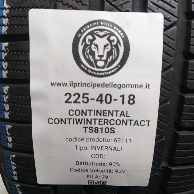 2 GOMME 225 40 18 CONTINENTAL A63111 - Foto 2