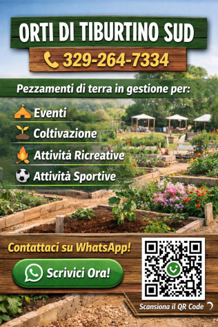 🌱 Terreni disponibili – Orti, coltivazione tempo libero L’Associazione Orti