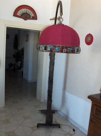 Lampadario da terra Antico Pezzo Unico - Foto 4