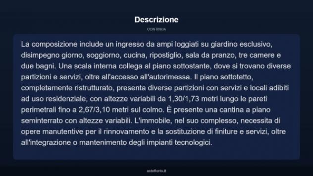 Immobile in asta di 266 m² con più di 5 locali e box auto in vendita a Campi Bisenzio - Foto 17