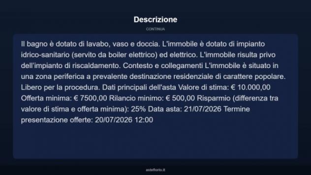 Immobile in asta di 29 m² in vendita a Torino - Foto 11