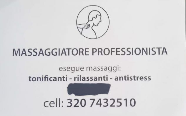 Massaggiatore Tel:3207432510