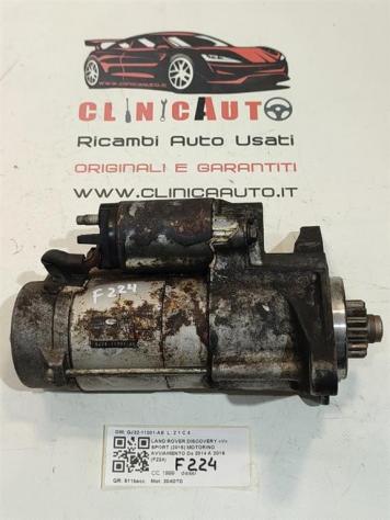MOTORINO D' AVVIAMENTO LAND ROVER Discovery Sport (L550) GJ32-11001-AE 204DTD diesel 1999 (1418)