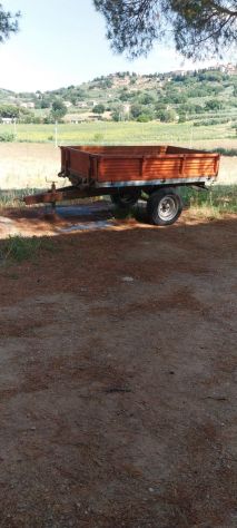 Carrello agricolo misure 220x170-ribaltamento mecc.