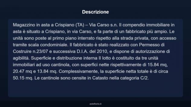 Immobile in asta di 50 m² in vendita a Crispiano - Foto 5