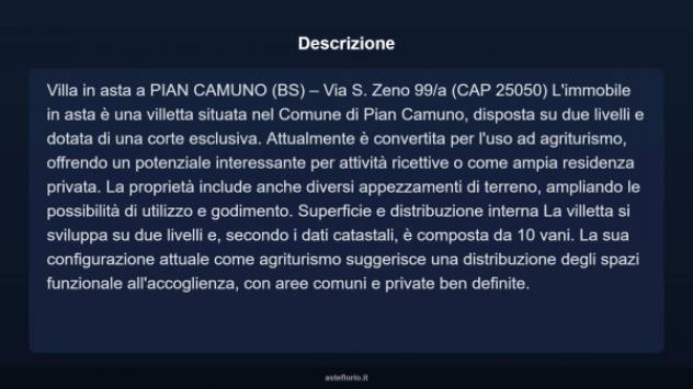 Immobile in asta di 210 m² con più di 5 locali in vendita a Pian Camuno - Foto 4
