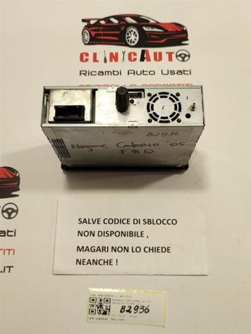 LETTORE CD RENAULT Megane Cabrio 8200338534 F9Q (0210) - Foto 4