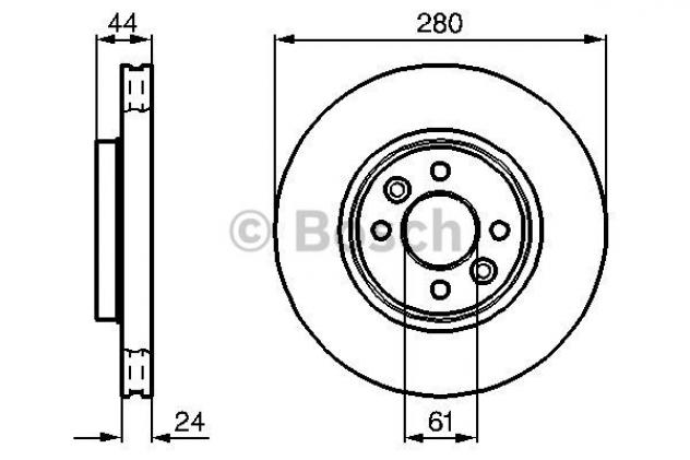 Bosch Disco Freno 986478590
