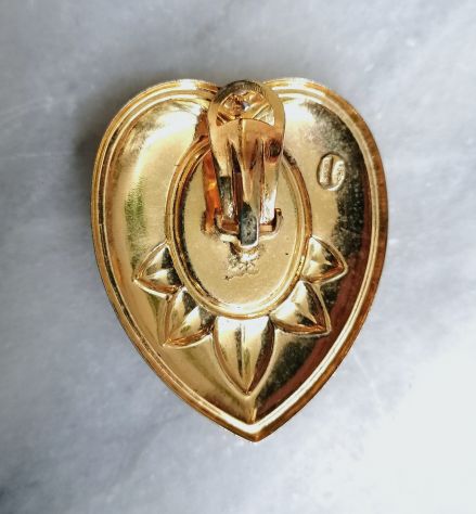 BELLISSIMI ORECCHINI A PERNO IN ARGENTO DORATO E EMATITE, MODELLO ESCLUSIVO. - Foto 3