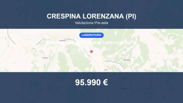 Immobile in asta di 529 m² in vendita a Crespina e Lorenzana