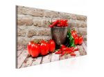 Quadro Top Seller Con Frutta E Verdura ARREDALACASA Cm. 120x40