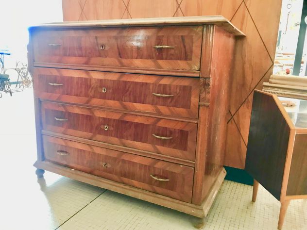 Antica Cassettiera in legno - Foto 2