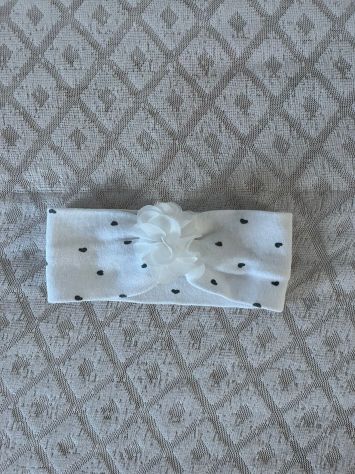 Fascia BluKids - Circonferenza Testa 31 cm - Bianco - Nuovo senza Cartellino